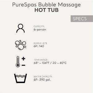 Intex: PureSpa: Sahara Tan Inflatable Hot Tub Set – 6 Person – 85″ Round Outdoor Heated Bubble Spa, Jet Massage, Cover, Hard Water Treatment System - Image 5