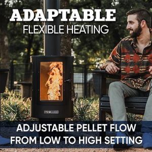 Even Embers Pellet-Fueled Patio Heater, 100 sq. ft., 70,000 BTU - Image 5