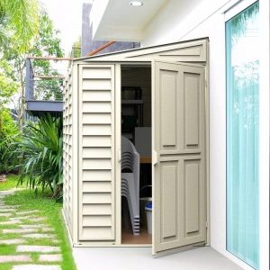 Duramax 4ft x 8ft Sidemate Vinyl Resin Outdoor Storage Shed - Image 6
