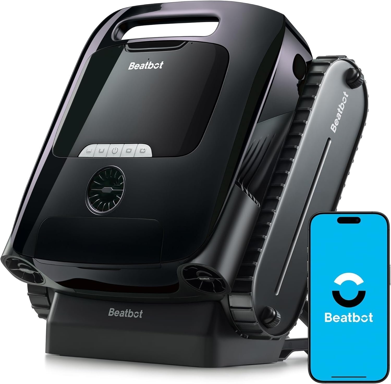 71ncegGRedL._AC_SL1500_3cccc6f4-59d5-4b00-a76e-adfc74d0d9ef-1.jpg Beatbot AquaSense 2 Pro Robotic Pool Cleaner – 5-in-1 Cordless Skimmer & Clarifier, App-Controlled, Smart Parking, Up to 3,875 Sq. Ft. – Obsidian - Image 1