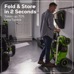 Greenworks 60V 21″ Self Propelled Lawn Mower with (1) 8.0 Ah Battery & Rapid Charger 2546402 - Image 8